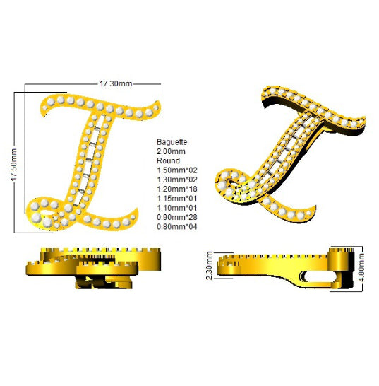 SP5504-I — Pendant - 9k Yellow Gold detail