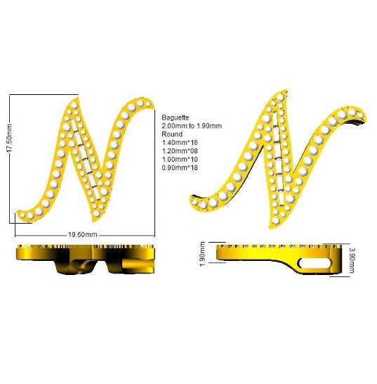 SP5504-N — Pendant - 9k Yellow Gold detail