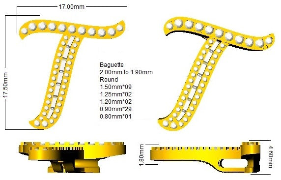 SP5504-T — Pendant - 9k Yellow Gold detail