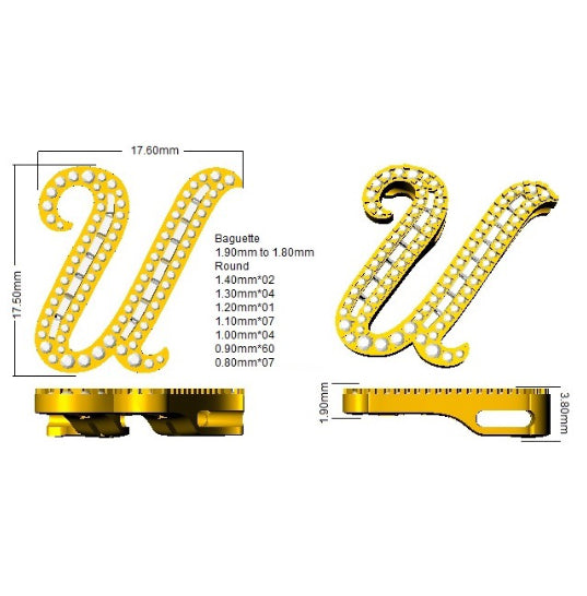 SP5504-U — Pendant - 9k Yellow Gold detail