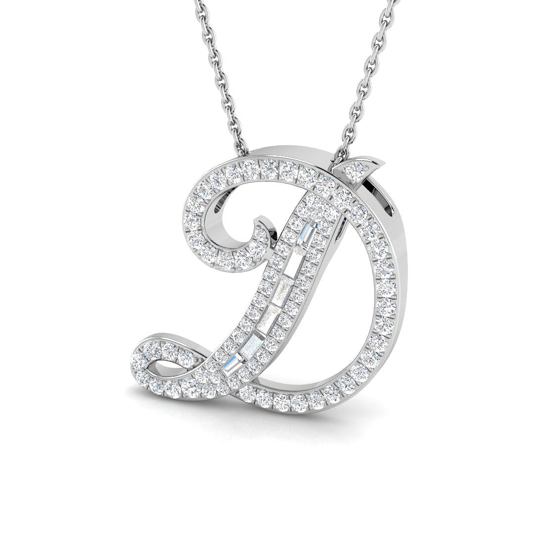 SP5504-D — Pendant - 9k White Gold