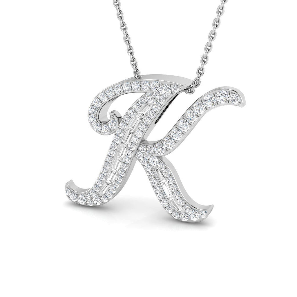SP5504-K — Pendant - 9k White Gold