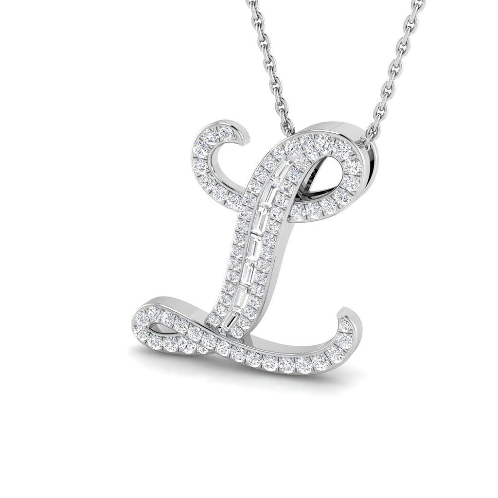 SP5504-L — Pendant - 9k White Gold