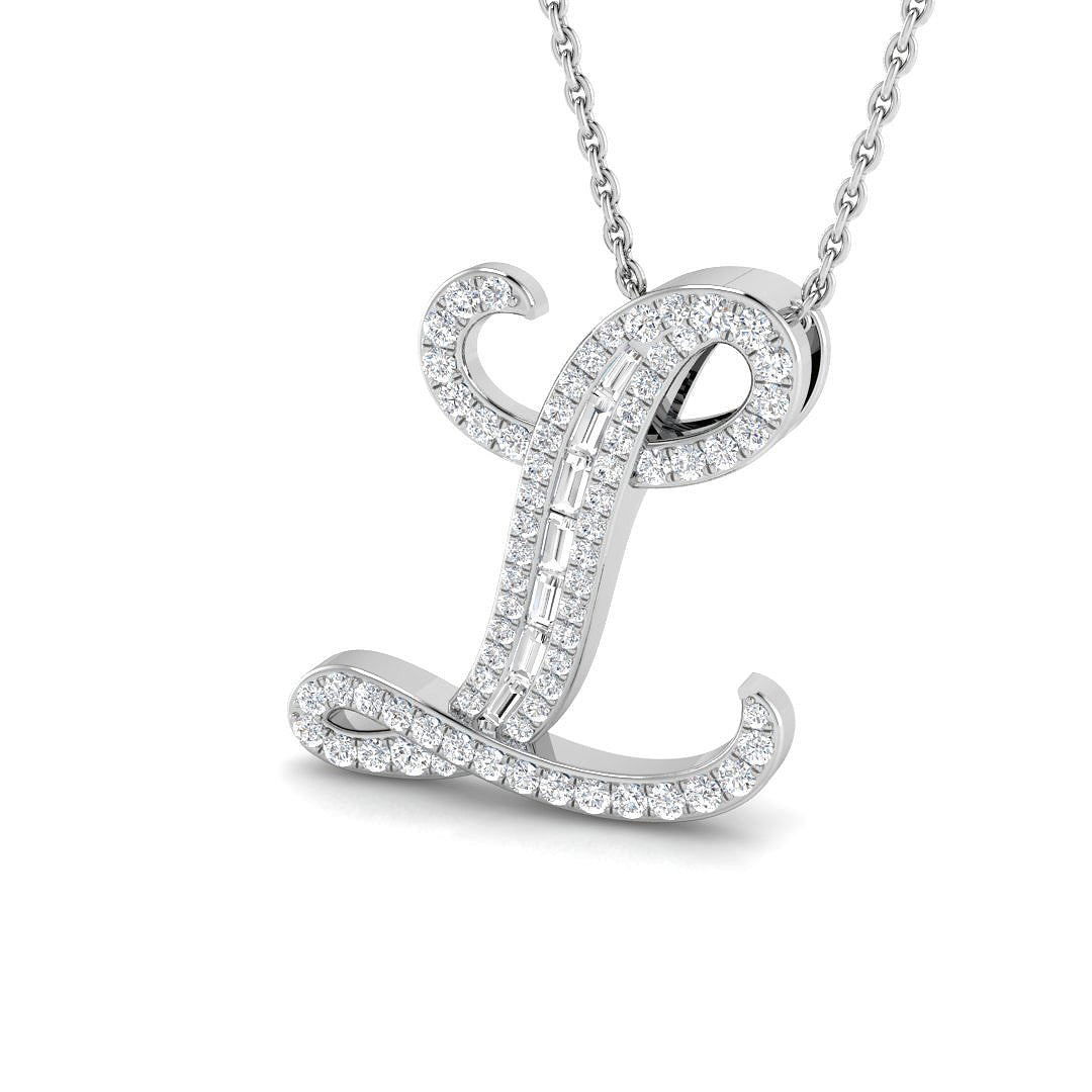 SP5504-L — Pendant - 9k White Gold