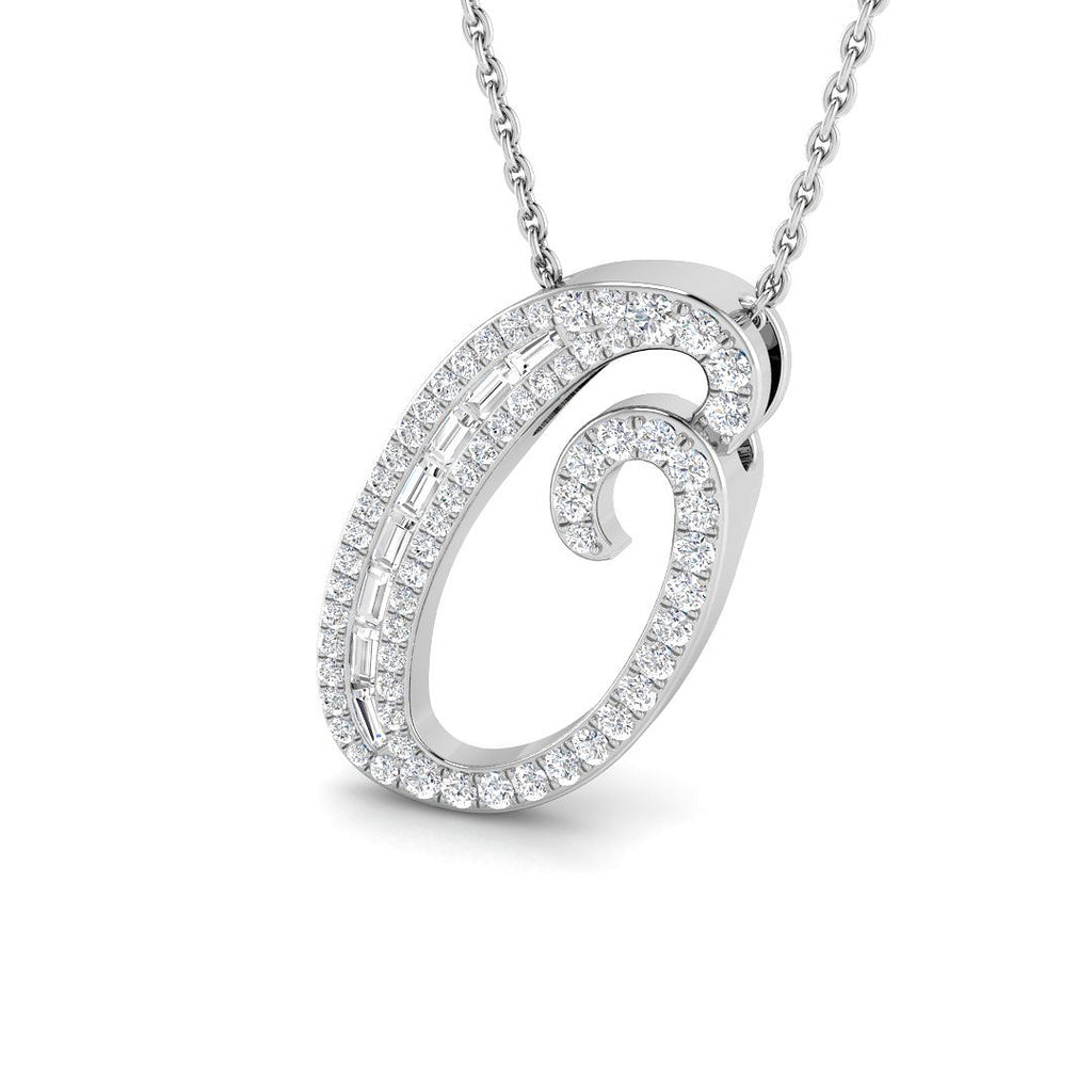 SP5504-O — Pendant - 9k White Gold