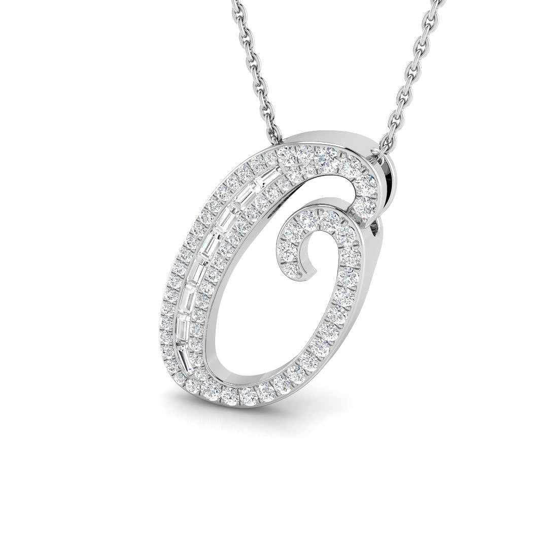 SP5504-O — Pendant - 9k White Gold