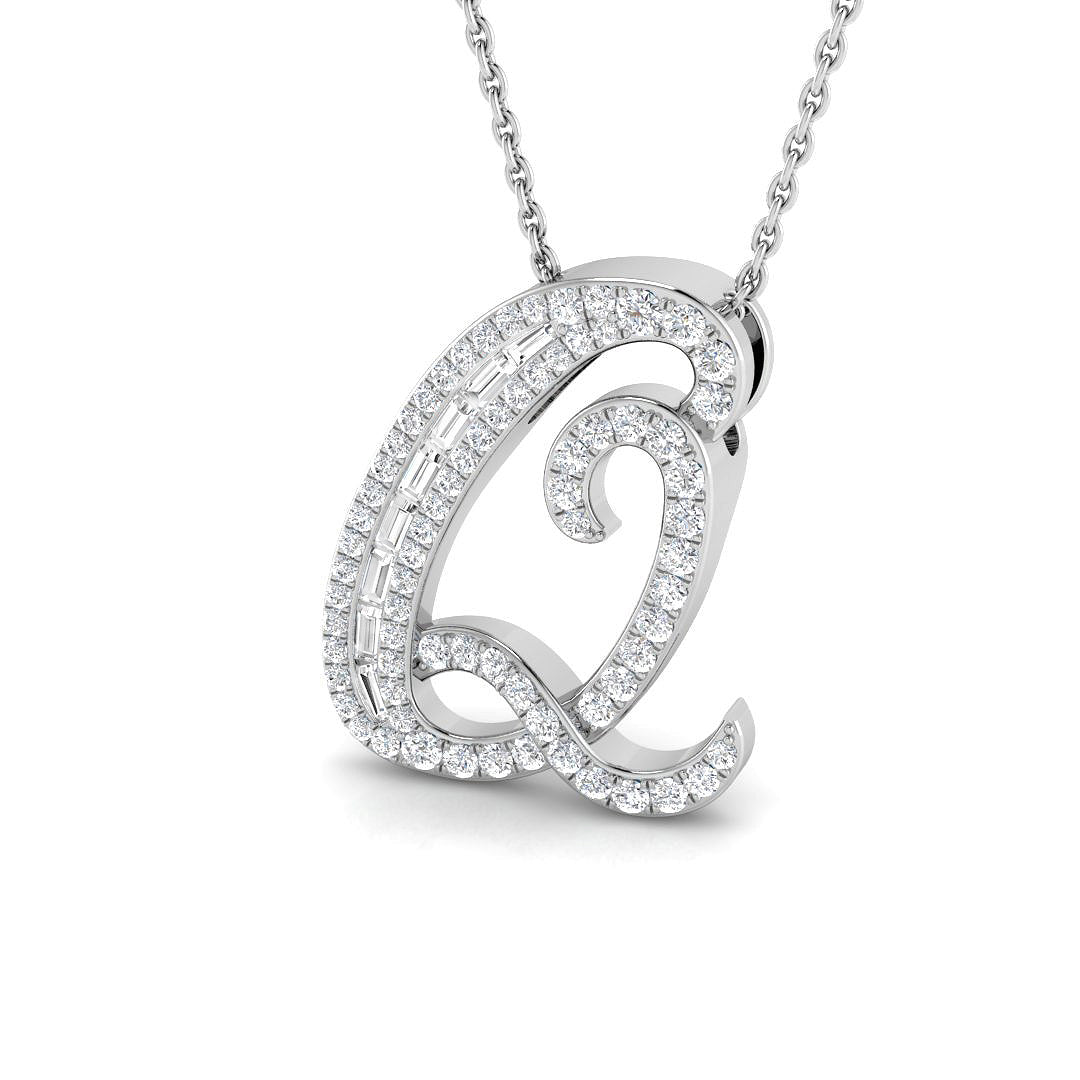 SP5504-Q — Pendant - 9k White Gold