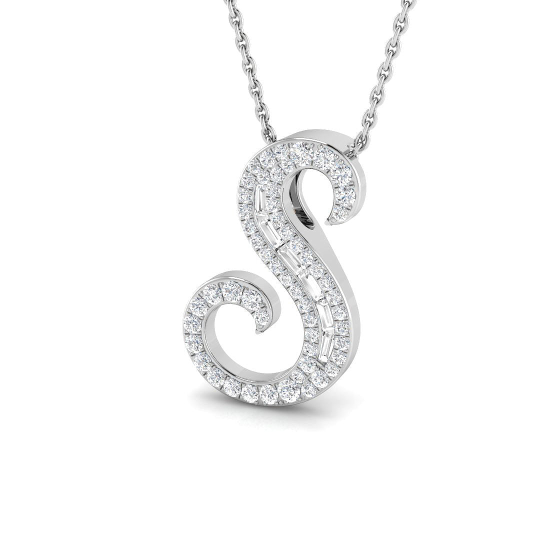 SP5504-S — Pendant - 9k White Gold