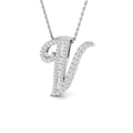 SP5504-V — Pendant - 9k White Gold