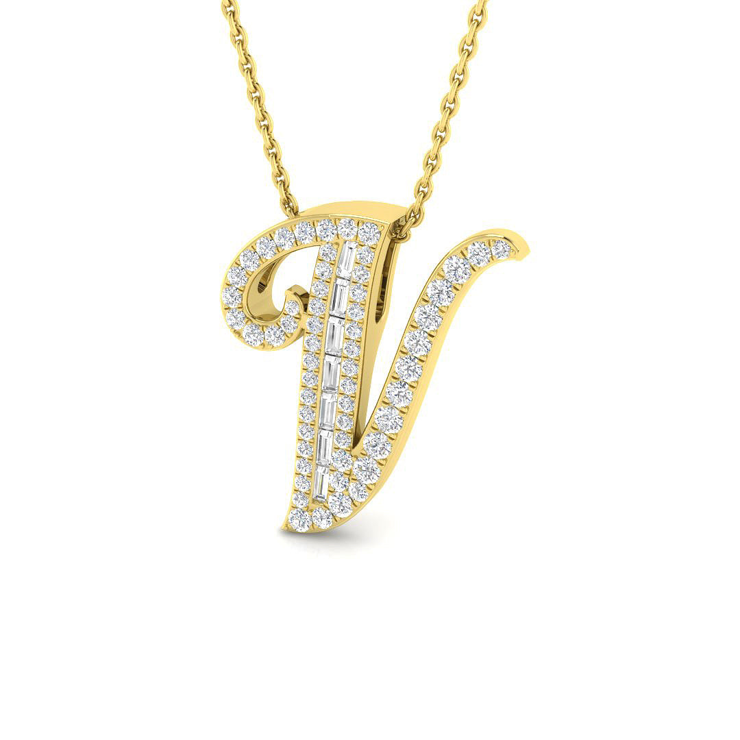 SP5504-V — Pendant - 9k Yellow Gold