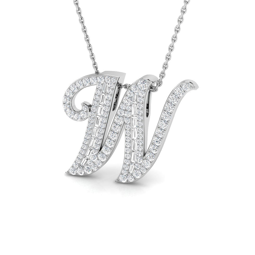 SP5504-W — Pendant - 9k White Gold