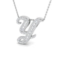 SP5504-Y — Pendant - 9k White Gold