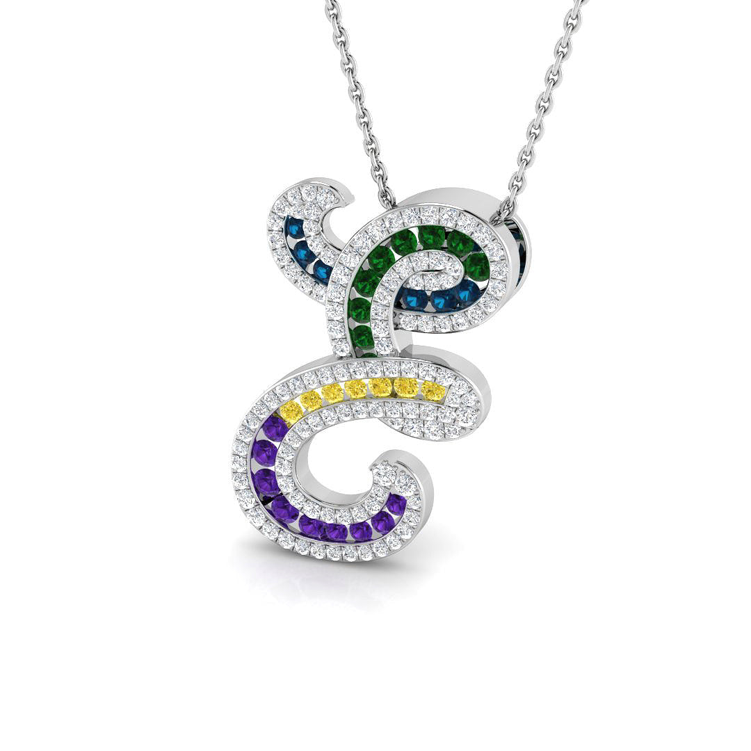 SP5517-E — Pendant - 9k White Gold