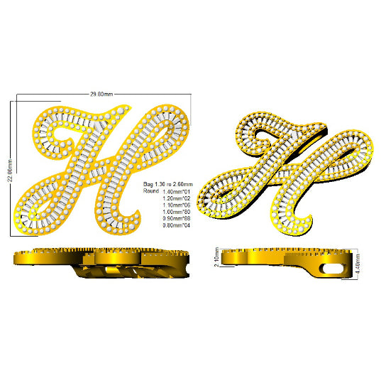 SP5517-H — Pendant - 9k Yellow Gold detail