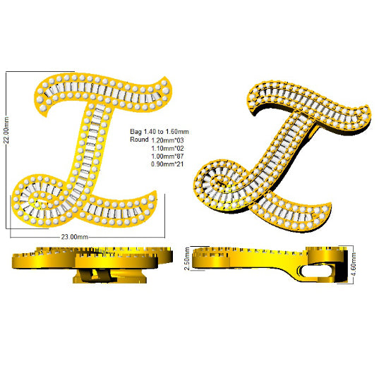 SP5517-I — Pendant - 9k Yellow Gold detail