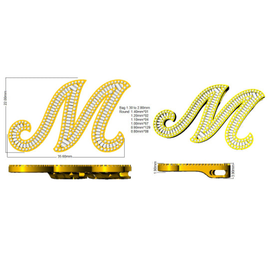 SP5517-M — Pendant - 9k Yellow Gold detail