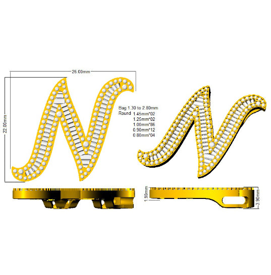 SP5517-N — Pendant - 9k Yellow Gold detail