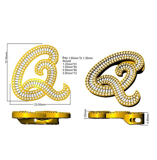 SP5517-Q — Pendant - 9k Yellow Gold detail