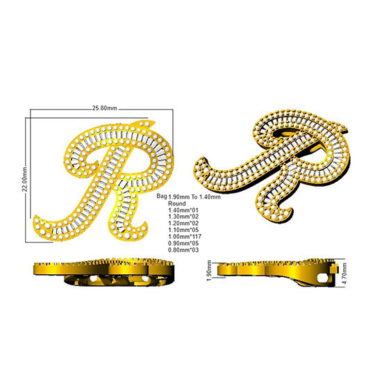 SP5517-R — Pendant - 9k Yellow Gold detail