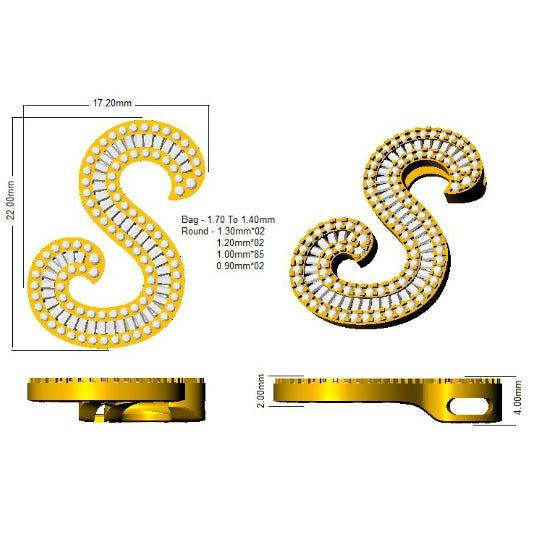 SP5517-S — Pendant - 9k Yellow Gold detail