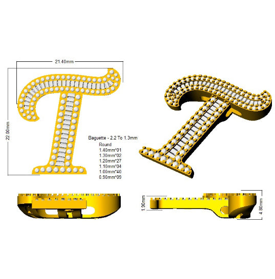 SP5517-T — Pendant - 9k Yellow Gold detail