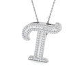SP5517-T — Pendant - 9 KT White Gold