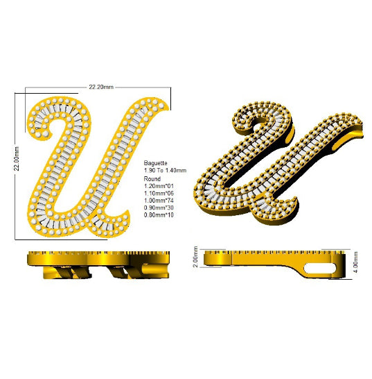 SP5517-U — Pendant - 9k Yellow Gold detail