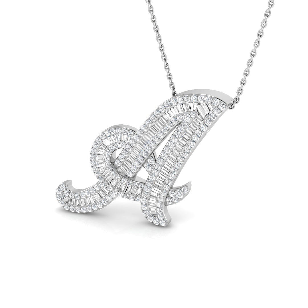 SP5517-A — Pendant - 9 KT White Gold