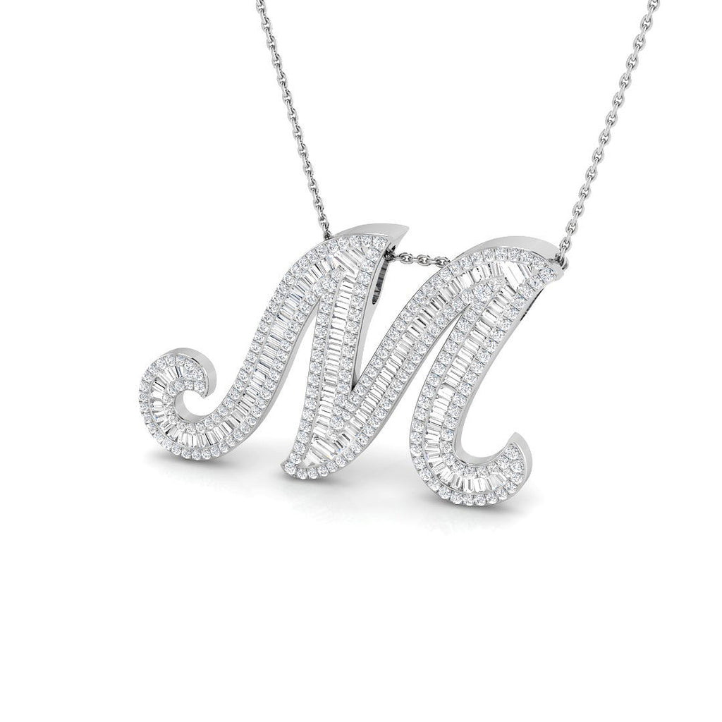 SP5517-M — Pendant - 9 KT White Gold