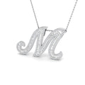 SP5517-M — Pendant - 9 KT White Gold