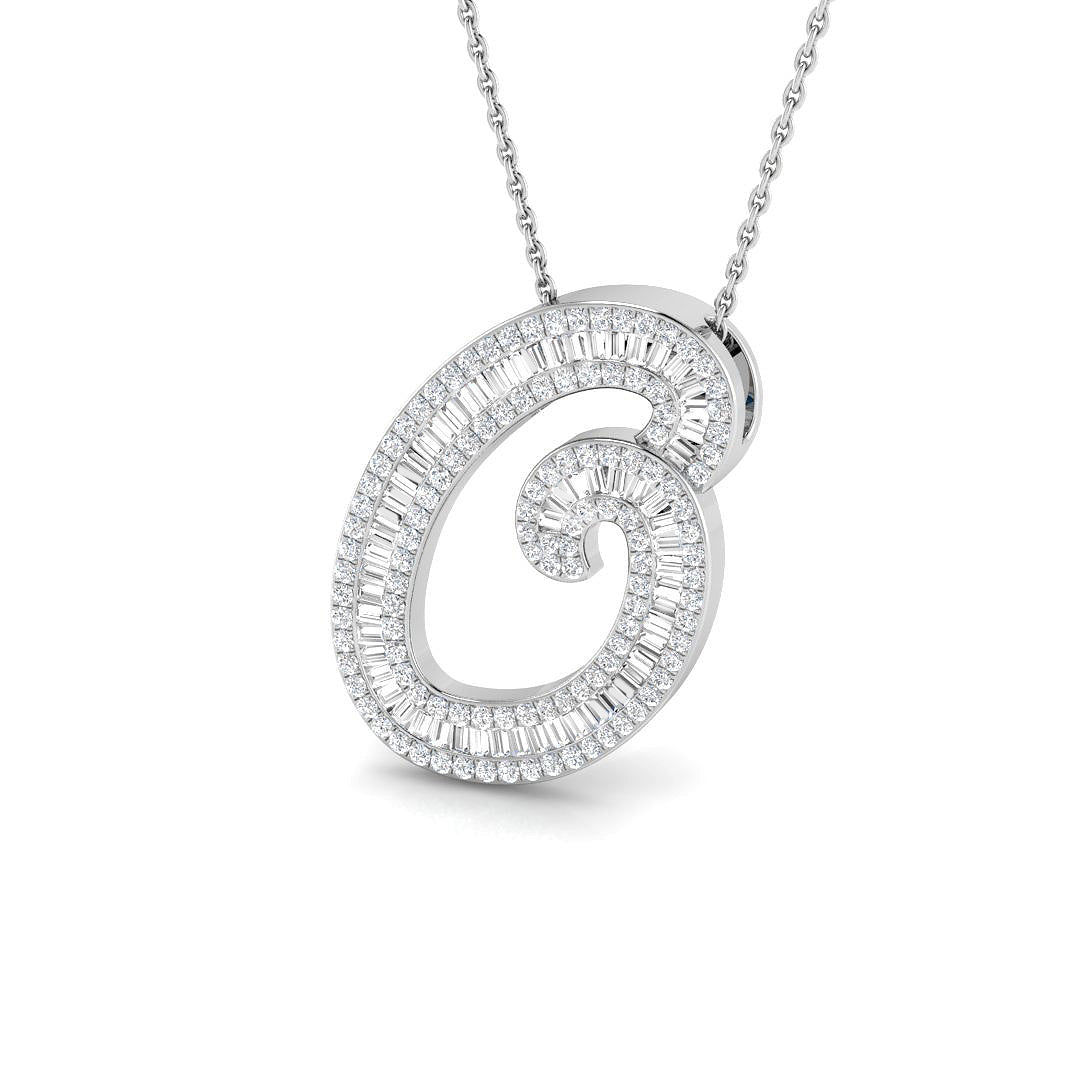 SP5517-O — Pendant - 9k White Gold