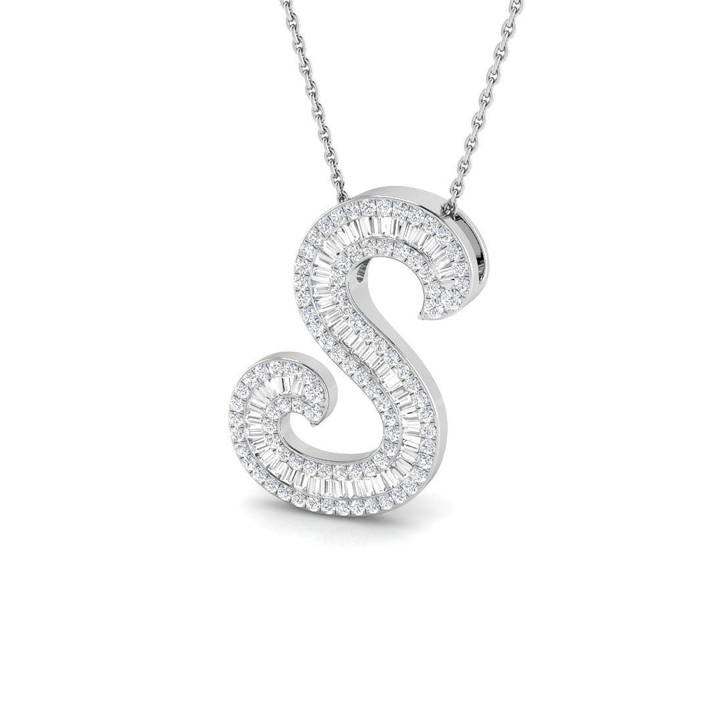 SP5517-S — Pendant - 9 KT White Gold