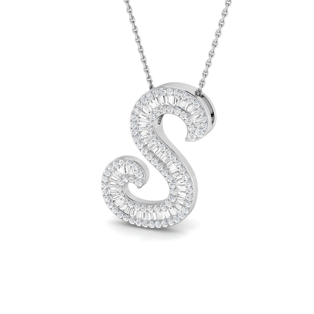 SP5517-S — Pendant - 9 KT White Gold
