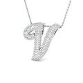 SP5517-V — Pendant - 9k White Gold