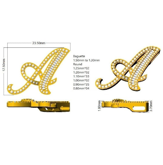 SP5543-A — Pendant - 9k Yellow Gold detail