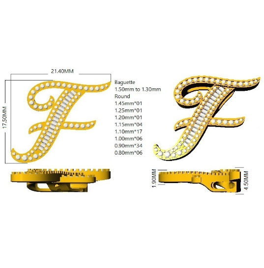 SP5543-F — Pendant - 9k Yellow Gold detail