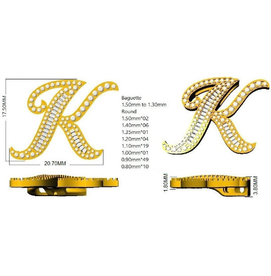 SP5543-K — Pendant - 9k Yellow Gold detail