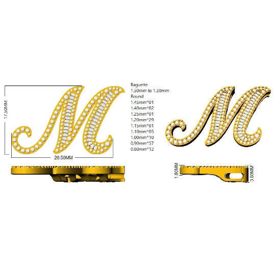 SP5543-M — Pendant - 9k Yellow Gold detail