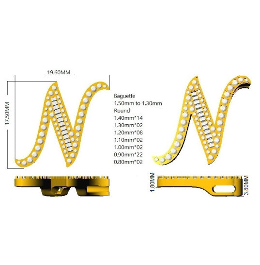SP5543-N — Pendant - 9k Yellow Gold detail