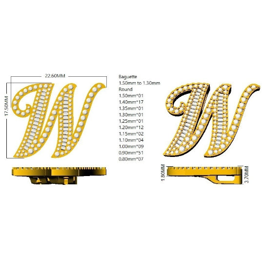 SP5543-W — Pendant - 9k Yellow Gold detail