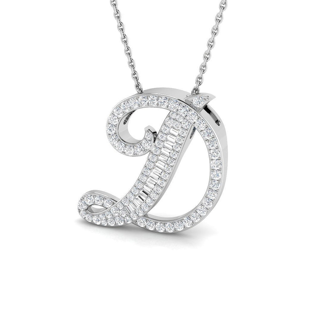 SP5543-D — Pendant - 9k White Gold