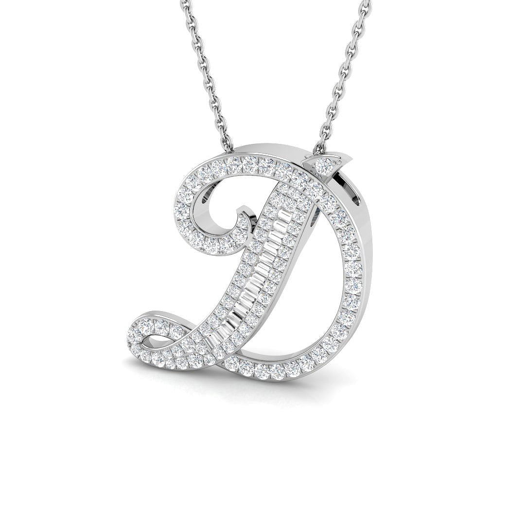 SP5543-D — Pendant - 9k White Gold