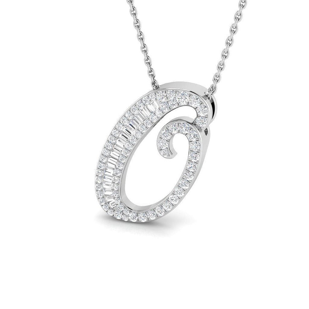 SP5543-O — Pendant - 9k White Gold