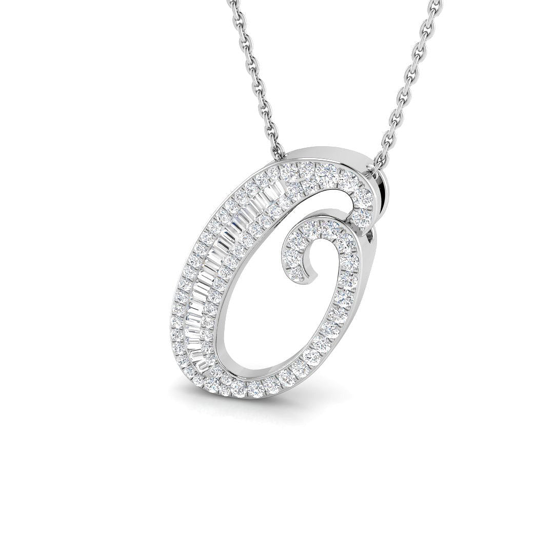 SP5543-O — Pendant - 9k White Gold
