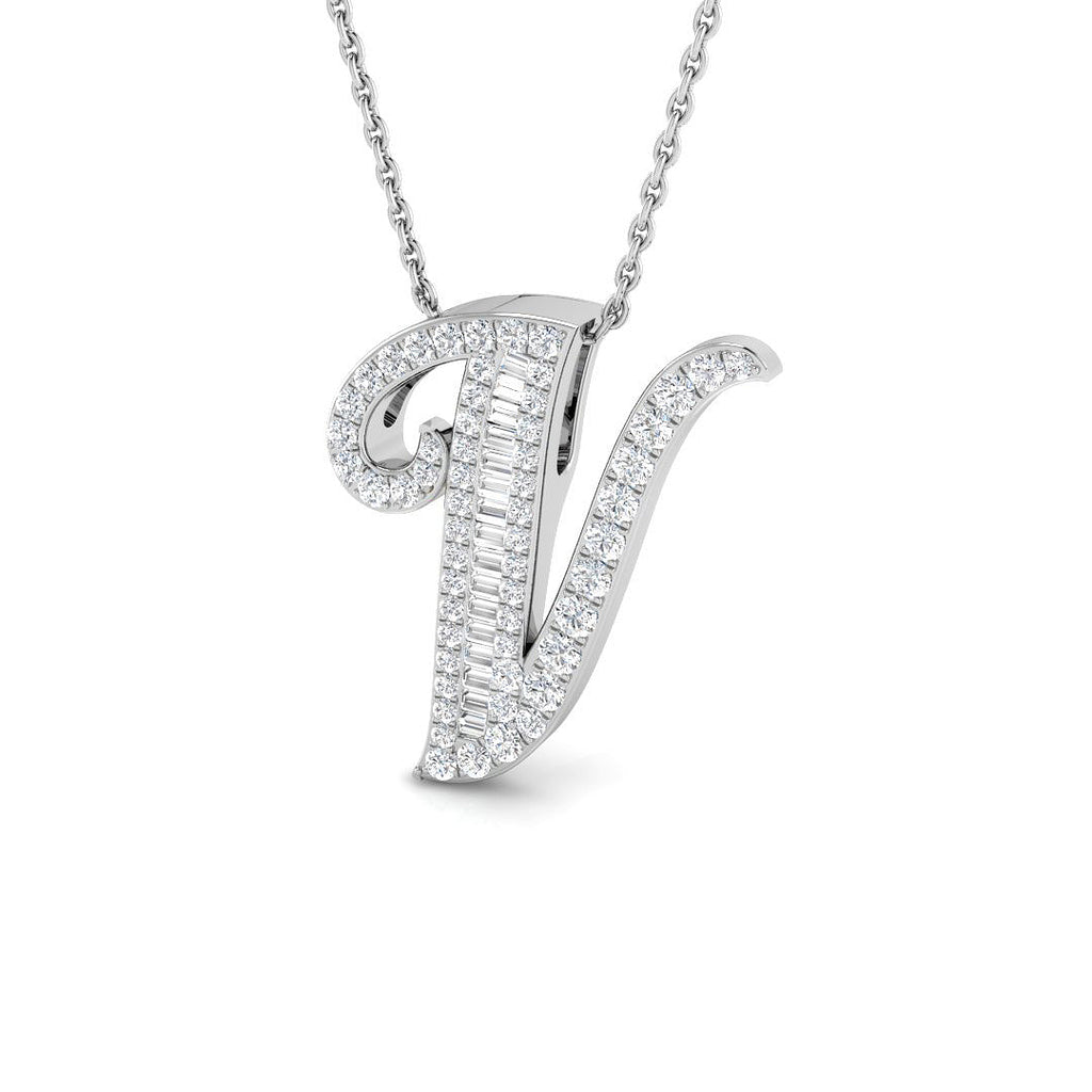 SP5543-V — Pendant - 9k White Gold
