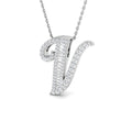 SP5543-V — Pendant - 9k White Gold