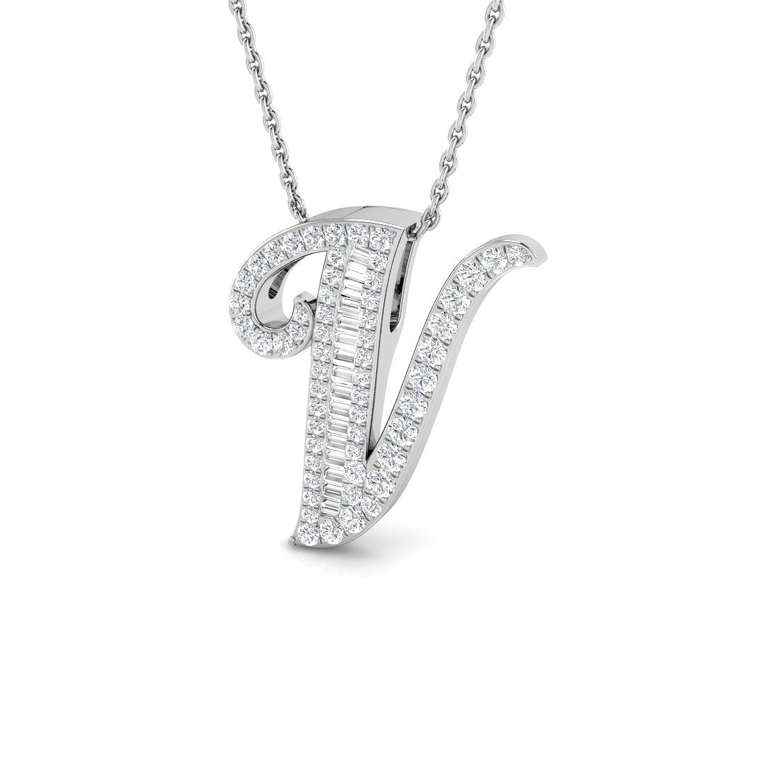 SP5543-V — Pendant - 9k White Gold