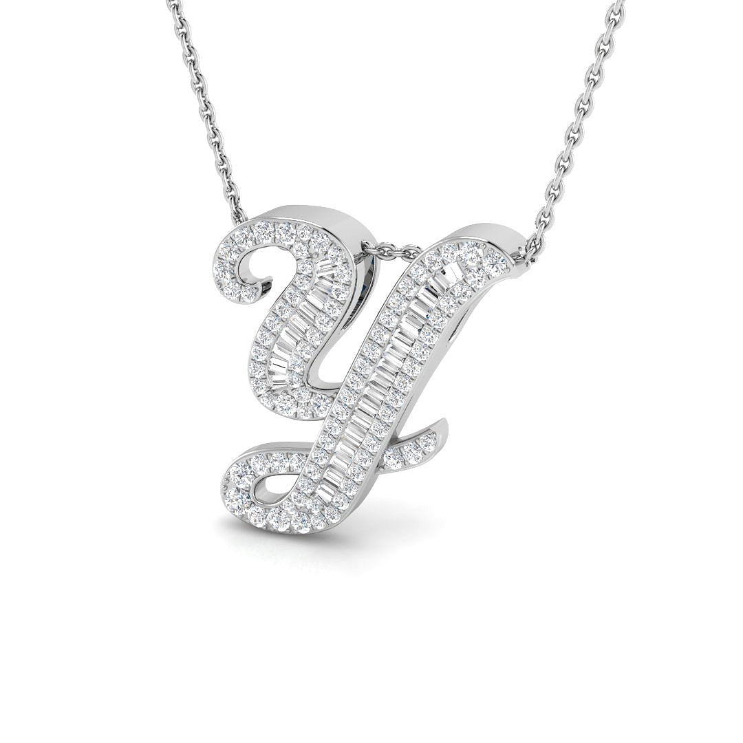 SP5543-Y — Pendant - 9k White Gold