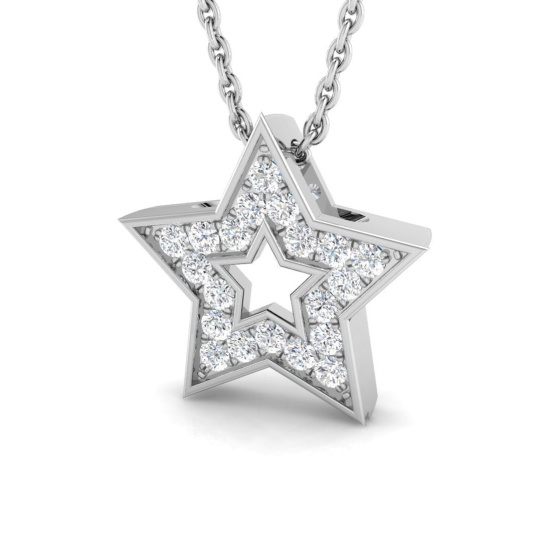 SP5546 — Pendant - 9k White Gold