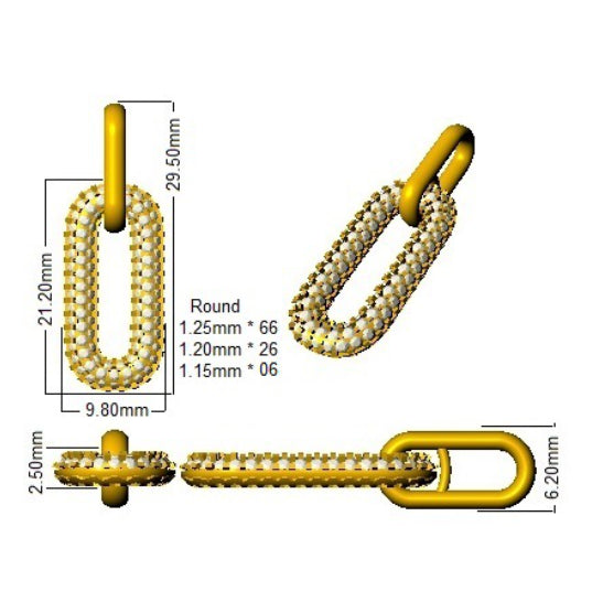 SP5548 — Pendant - 9k Yellow Gold detail